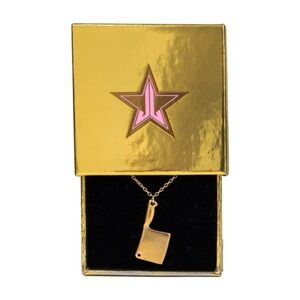 Gold Cleaver Pendant Necklace by Jeffree Star